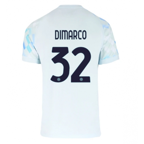 Billige Fotballdrakt Inter Milan Federico Dimarco #32 Replika Bortedrakt 2025-26 Kortermet Billige Fotballdrakt Inter Milan Federico Dimarco #32 Replika Bortedrakt 2025-26 Kortermet